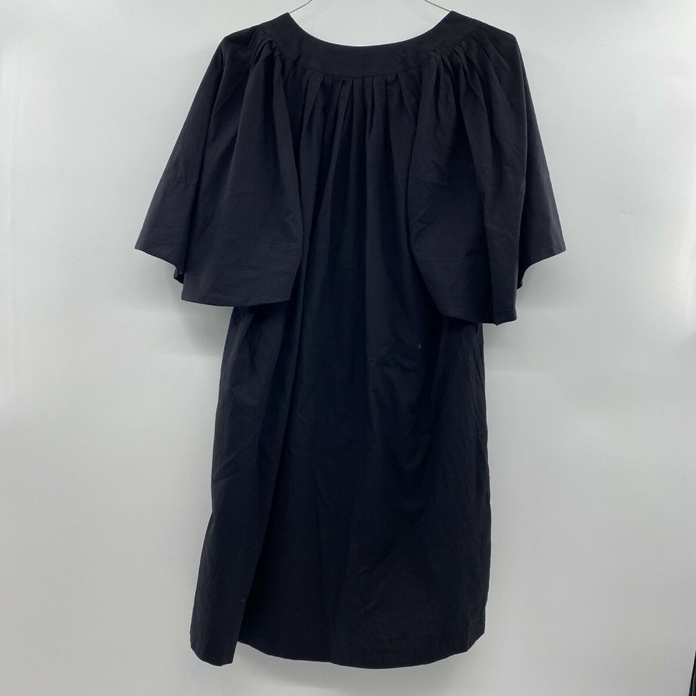 Pomander Place Tuckernuck Women's Black Finley Flutter Sleeve Dress Linen sz XS - Picture 6 of 7